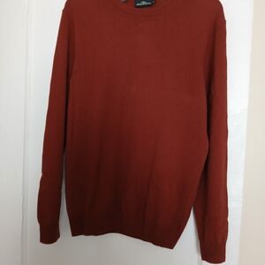 Rodd & Gunn Crewneck Sweater - Rust Brown Mens Size Medium